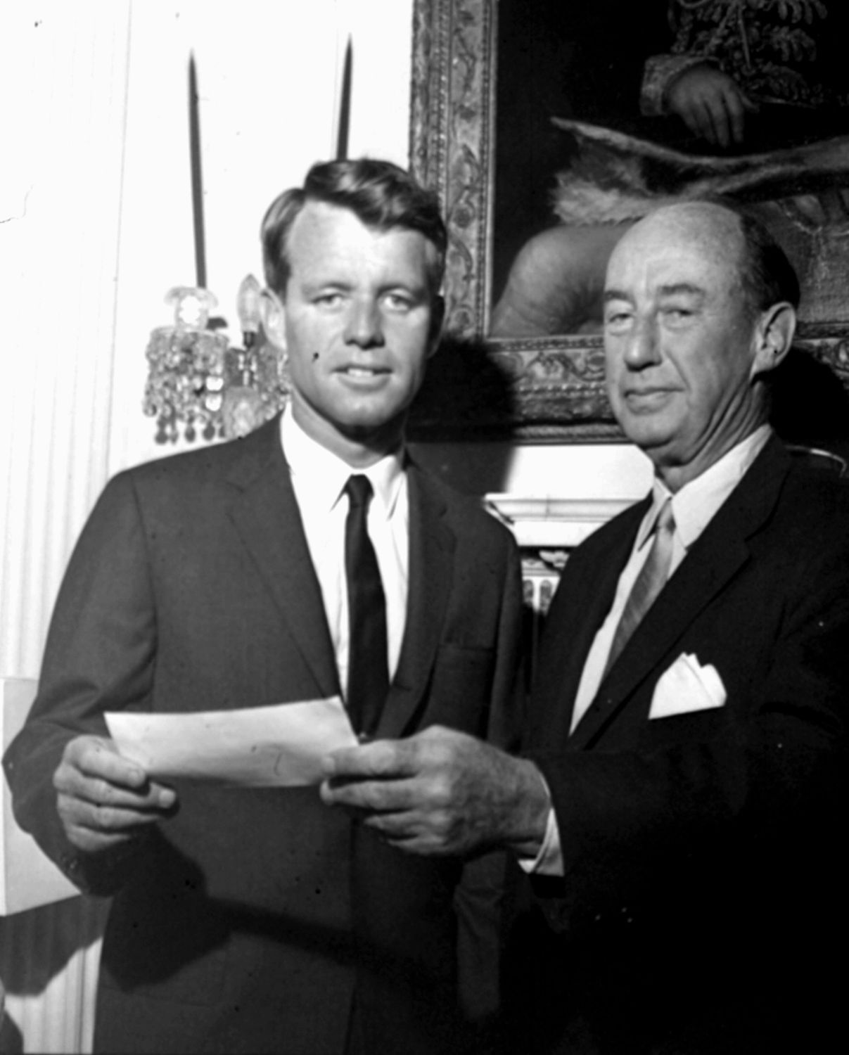 Robert Kennedy and Adlai Stevenson